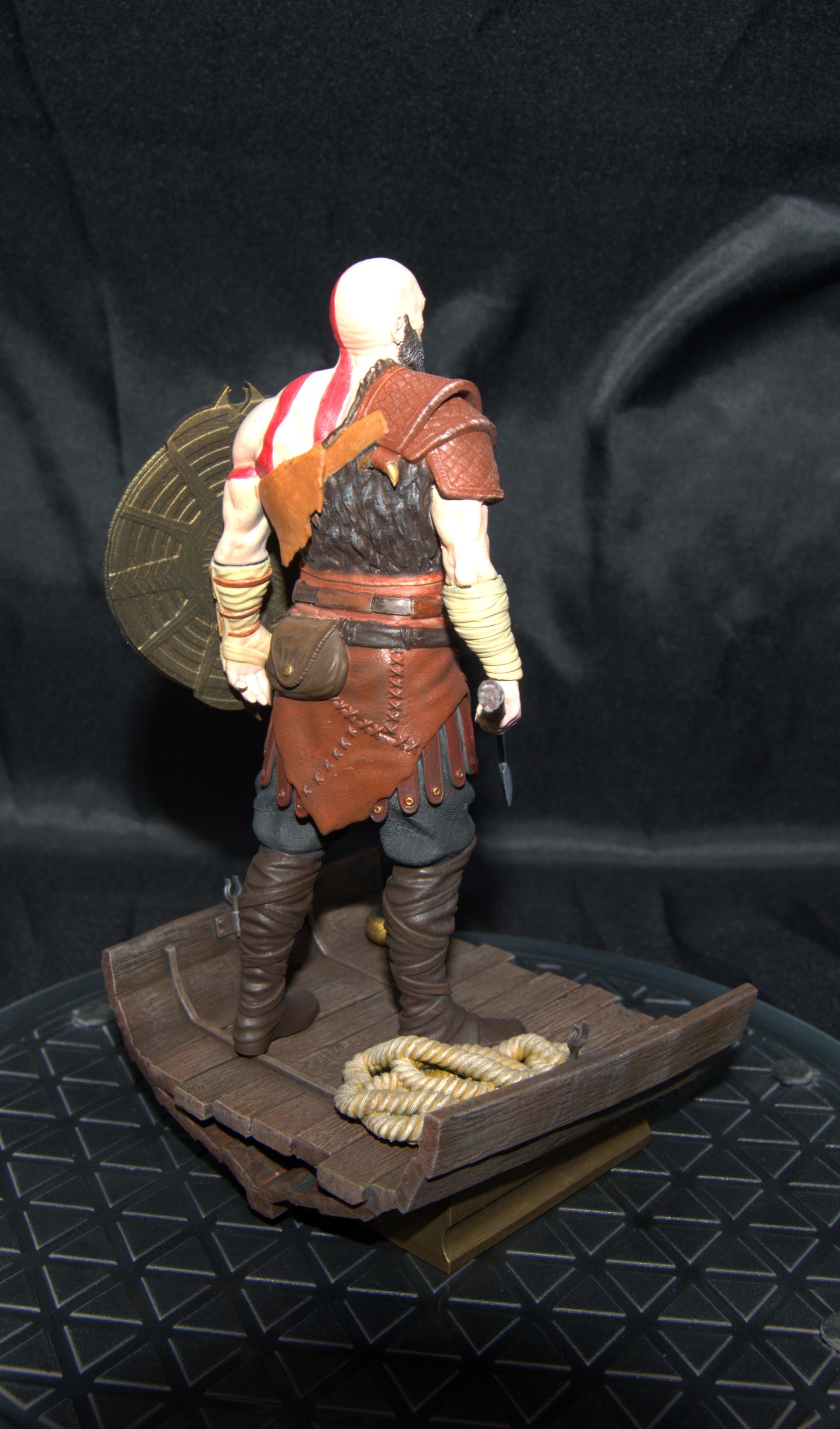 Kratos God of war / Ragnarok statue hand painted to display quality