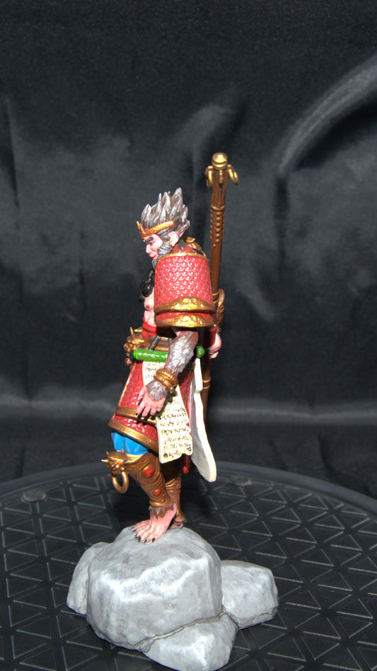 Black Myth Wukong, the monkey king miniature/statue hand painted to high quality, fan art